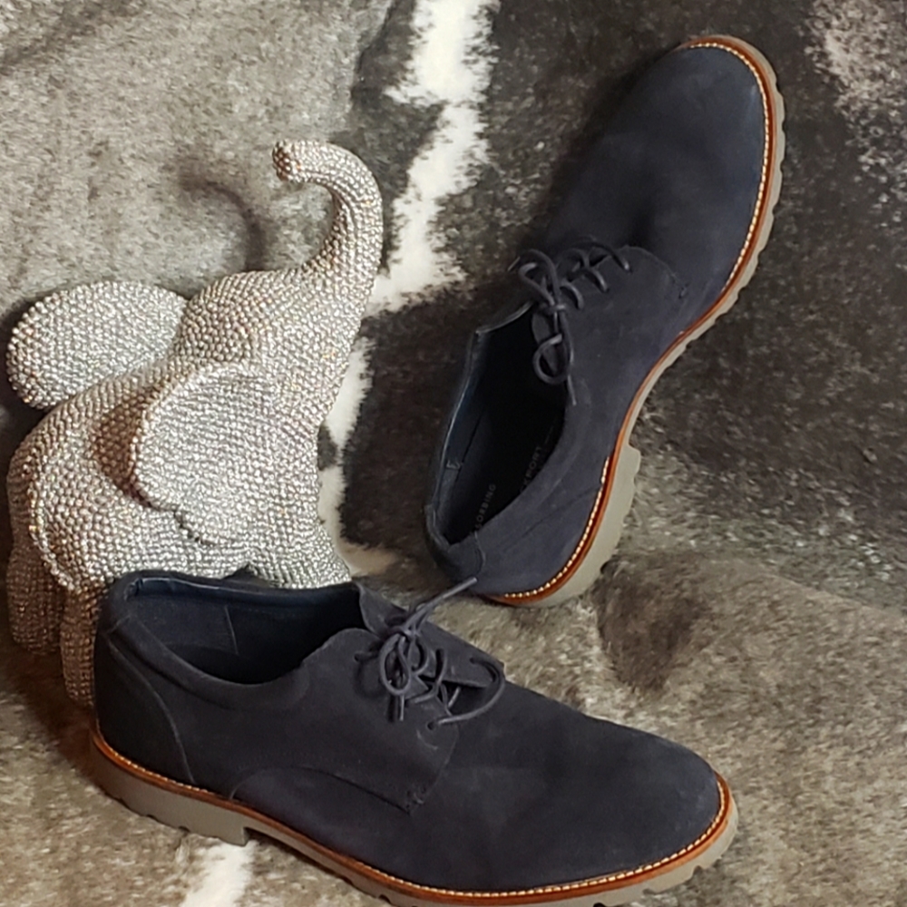 Men Navy Blue Rockport Adiprene by Adidas